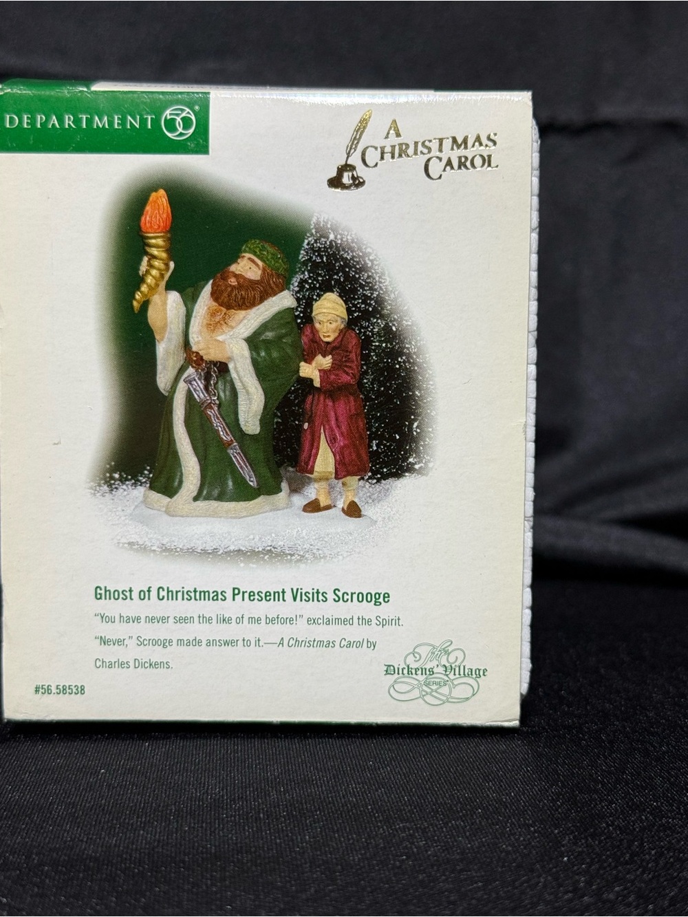 Department 56 Ghost of Christmas Present Figurine - Green & Red